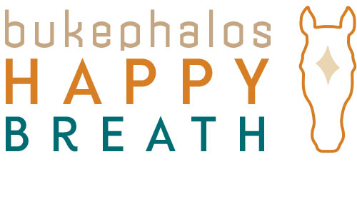 Bukephalos Minerals Happy Breath Logo – Natürliche Unterstützung der Atemwege für Pferde.